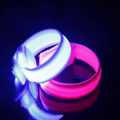 LED Light Up Wrist Band Strap Arm Nylon Dancing Party Club Pub Christmas Wrist